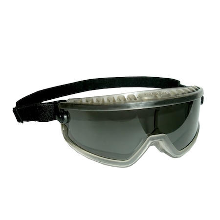 Cordova Safety Goggles, Gray Lens, Anti-Fog & Anti-Scratch, Indirect Vented, Elastic Strap, iON Series GDI20T